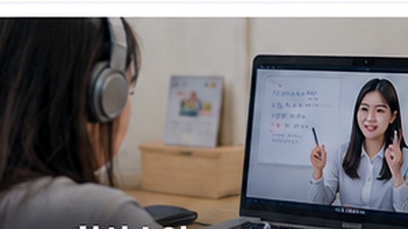 온라인 화상수업 이미지
